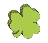 Carte trèfle Patrick 's Day Ornement Couleur verte pour Patrick Décoration Patrick