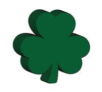 Carte trèfle Patrick 's Day Ornement Couleur verte pour Patrick Décoration Patrick