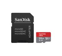 SanDisk Carte microSDXC Ultra 512 Go A1 UHS-I Cl.10 150MB/s + Adaptateur