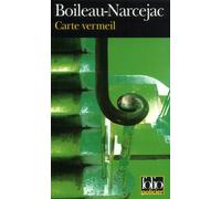 Carte Vermeil - - Pierre Boileau - Gallimard - Livre