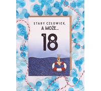Carte Vieil homme ou peut-être 18e anniversaire