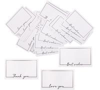 Carte Vierge-80 Pièces 90x54mm Cartes De Papier Vierges,Carte De Postale,Cartes En Papier Pour Bricolage,Au Message Graffiti(Peut Être Utilisé Avec Nos Enveloppes)