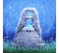 Carte vierge Me to You Tatty Teddy avec pattes de cœur - Collection officielle