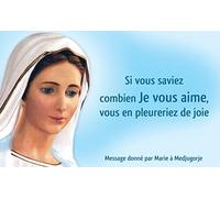 Carte Vierge Medjugorje (par Lot de 20)