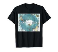 Carte Vintage de l'Antarctique 1912 Continent du pôle Sud T-Shirt