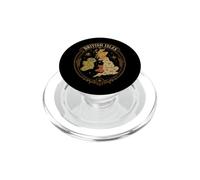 Carte Vintage des îles Britanniques, de l'Angleterre, du Pays de Galles, de l'Irlande PopSockets PopGrip pour MagSafe