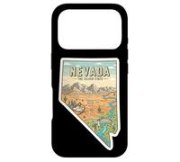 Carte Vintage du Nevada pour Les aventuriers Coque pour iPhone 17 Pro