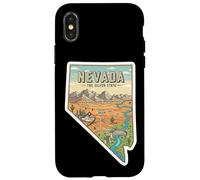 Carte Vintage du Nevada pour Les aventuriers Coque pour iPhone X/XS