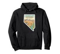 Carte Vintage du Nevada pour Les aventuriers Sweat à Capuche