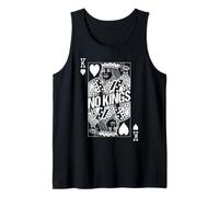 Carte Vintage No Kings in America Protest King of Hearts Débardeur