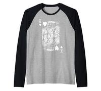 Carte Vintage No Kings in America Protest King of Hearts Manche Raglan