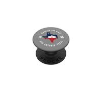 Carte Vintage Remember The Alamo 1836 de San Antonio au Texas PopSockets PopGrip Adhésif