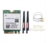 Carte Wi-Fi AW-CB304NF RTL8821CE + kit d'antennes 2 x 10 dB 2,4 GHz/5 GHz