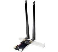 LogiLink WL0248 Carte PCI Express dernière génération avec Wi-FI (5 GHz/6 GHz/2,4 GHz) et Bluetooth (Version 5.2)