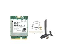 Carte WiFi 7 RTL8922AE 6338 Mbps Tribande 2,4 GHz/5 GHz/6 GHz 5.4 M.2 NGFF pour Windows 10/11 + Antenne Repliable