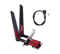 Carte WiFi 7260AC Pro PCIE, Carte Réseau WiFi Double Bande BT4.0 1200 Mbps Haute Vitesse pour 7 8 10 11, avec 2 Gains de 10 DBi pour Une Large Couverture