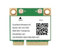 Carte Wifi Half Mini PCI-E 1200Mbps sans fil, Bluetooth MC-AC7265 802.11Ac double bande 4.2G 5Ghz adaptateur pour ordinateur portable
