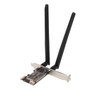 Carte WiFi PCIE, Adaptateur Réseau sans Fil Bluetooth 5.2 WiFi 6E à Double Antenne 6000Mbps pour 11 10, pour Linux, pour Openwrt (Pas de Base d'antenne)