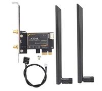 Carte WiFi PCIE pour Carte WiFi AX200 5G Carte sans Fil Bluetooth 5.1 PCIE Double Bande avec Antenne pour Windows 10 64bit / pour PC de Bureau Linux
