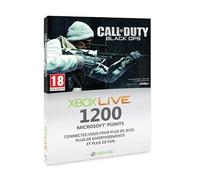 Carte Xbox Live 1200 Microsoft points Call of Duty Black Ops - édition limitée
