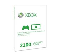 Carte Xbox Live 2100 Microsoft points