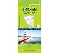 Collectif – Carte Zoom Californie - Nevada – Carte – Michelin