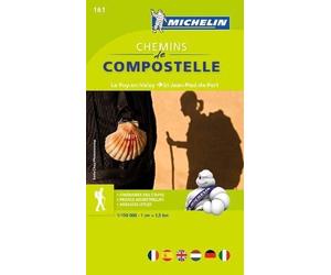 Carte ZOOM Chemins de Compostelle - Le Puy en Velay - St Jean Pied de Port de Collectif Michelin (2012) Broché