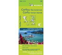 Carte Zoom Corfou - Îles Ioniennes / Corfu - Ionian Islandss