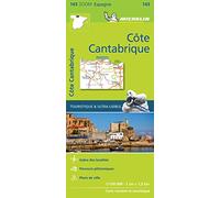 Carte Zoom Côte Cantabrique