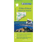 Carte Zoom Côte d'Azur, Massif de l'Esterel