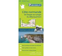Carte Zoom Côte Normande - De Dieppe aux plages du Débarquement