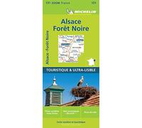 Carte Zoom Forêt Noire, Alsace, Vallée du Rhin