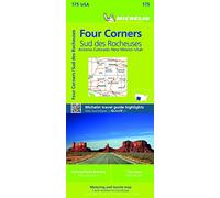 Carte Zoom Four Corners / Sud des rocheuses: Arizona-Colorado-New Mexico-Utah