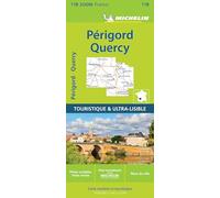 Collectif Michelin – Carte Zoom Périgord Quercy – Échelle 1/150 000 – Broché