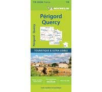 Collectif Michelin – Carte Zoom Périgord Quercy – Échelle 1/150 000 – Broché