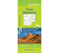 Collectif – Carte Zoom Texas - Oklahoma – Échelle 1/1 267 000 – Éd. Michelin – Anglais