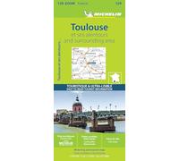 Collectif – Carte Zoom Toulouse et ses alentours – Échelle 1/150 000 – Michelin broché