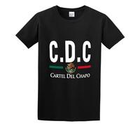 Cartel Del Chapo El Guzman Clothing O-Neck 100% Cotton Short Sleeve Unisex T-Shirt M