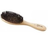 Cartel Brosse demi-lune coiffante - poils de sanglier - bois naturel