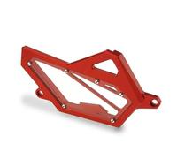 Carter Chaîne Couvercle Pignon Moteur Côté Gauche Moto Protection Chaîne En Aluminium CNC Pour Yamaha YZF-R3 YZFR3 Pour YZF R3 R25 MT25 MT03(Red)