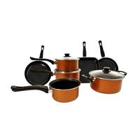 Carter & Clay Batterie de cuisine 10 pièces en cuivre