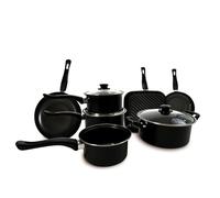 Carter & Clay Batterie de cuisine 10 pièces Noir