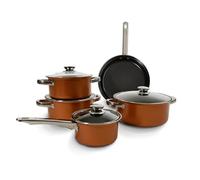 Carter & Clay Batterie de cuisine antiadhésive en cuivre 9 pièces