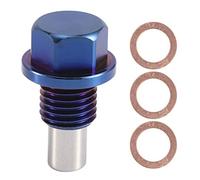 CARTER D' MAGNÉTIQUE EN ALLIAGE D'ALUMINIUM CARTER DE RETOUR BOUCHON DE VIDANGE ADAPTATEUR DE RACCORD DURABLE BLEU BLANC M12X1.25 M12X1.5 M12X1.75 M14X1.5 UNIVERSEL (M12*1.5)