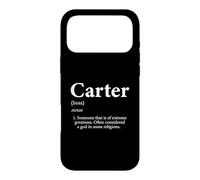 Carter Definition Funny Boy Name Cadeau d'anniversaire pour Carters Coque pour iPhone 17 Pro Max