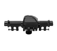 Carter d'essieu arrière en alliage d'aluminium, coque de pont arrière de remplacement pour voiture télécommandée Traxxas 1:10, accessoires de mise à niveau sympas, boîtier (Noir)