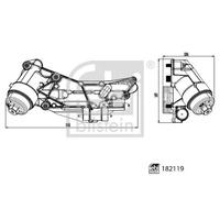 FEBI BILSTEIN Boîtier de filtre à huile 182119