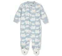 CARTER´S Combinaison en polaire avec pieds ours polaire bébé grenouillère, bleu ciel