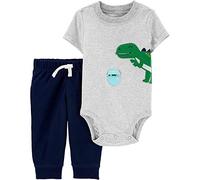 CARTER´S Ensemble 2 pièces body à manches courtes et pantalon de jogging dino ensemble bébé, gris/bleu