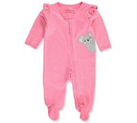 CARTER´S Grenouillère avec pieds pois koala bébé grenouillère, rose vif